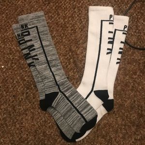 Vs pink Knee high socks
